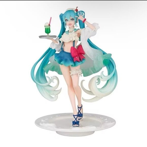 New The Hatsune Miku Summer Soda Action Figure Anime - Picture 3 of 6